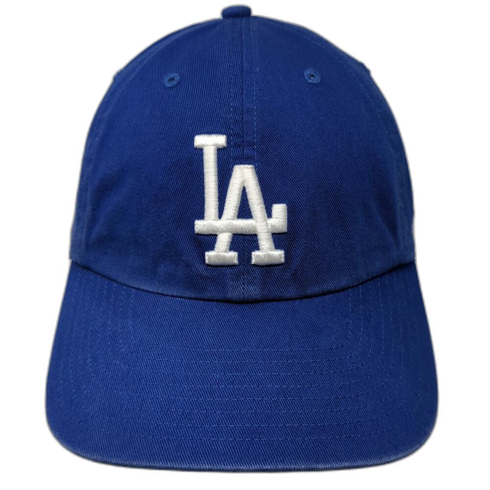 '47 MLB Los Angeles Dodgers Baseball Cap Blue One Size Slideback Embroidered Hat